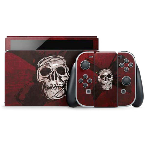 Zombie X Skull & Bone Nintendo Switch OLED (2021) Skin